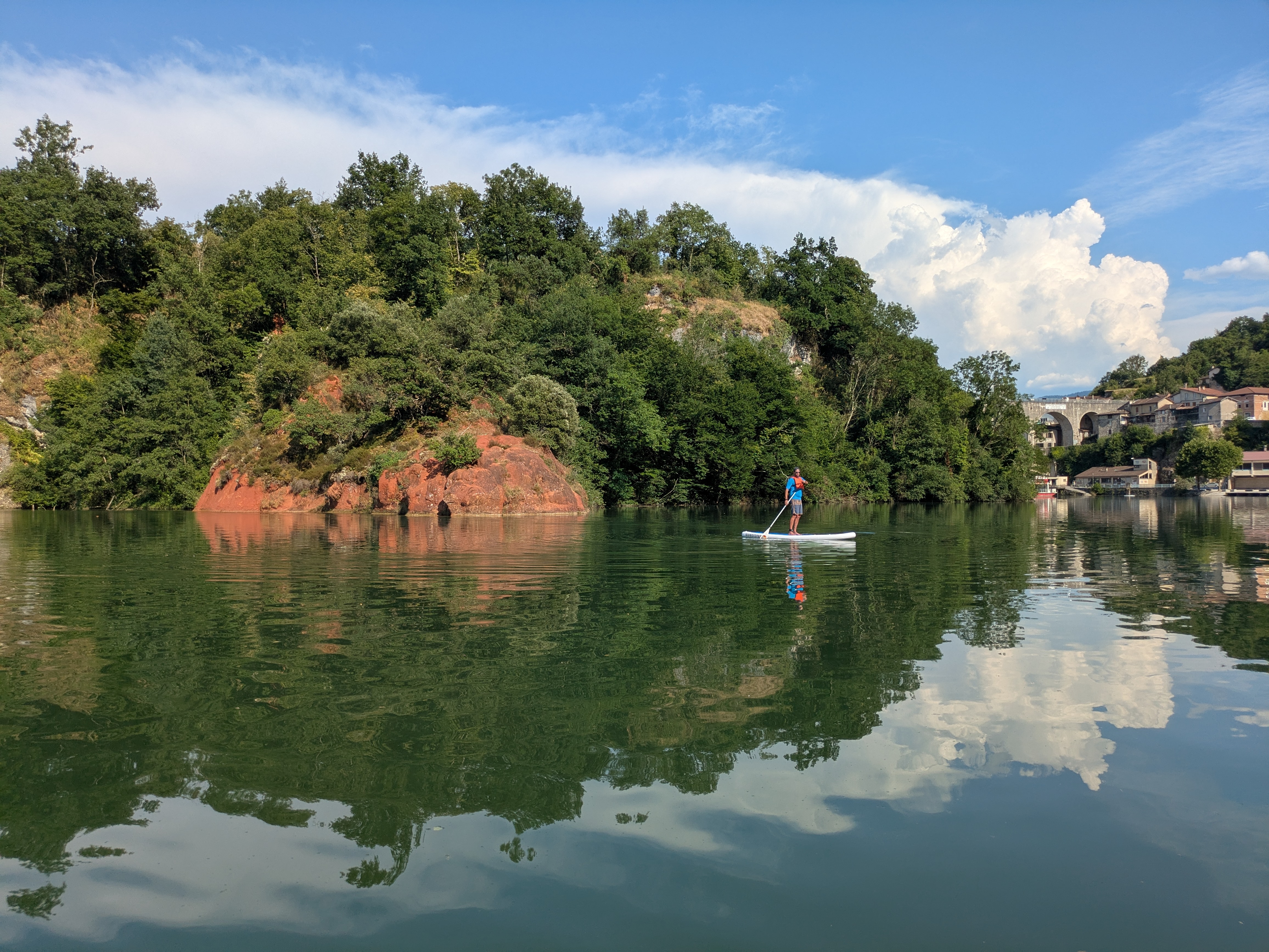 Paddle sur la rivière